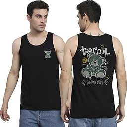 Men's S to 5XL Graphic Printed 100% Cotton Vest - Regular Fit, Round Neck, Sleeveless-image-19