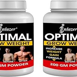 Inlazer, Weight Gain Powder For Improve Muscle Gain & Bone Strength And Repair Muscle Tissue Gain Muscle Mass-image-59