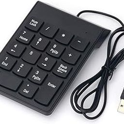 1Goal USB 2.0 Wired Numeric Keypad Slim Mini Number Pad Digital Keyboard 18 Keys Numpad for iMac/Mac Pro/MacBook/MacBook Air/Pro Laptop PC Notebook Desktop.-image-87