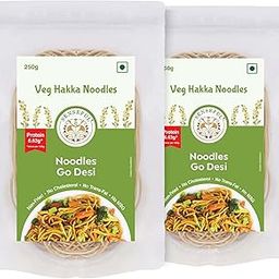 SENSEFUL Veg Hakka Noodles Pack of 2 - Non-Fried, No Cholesterol, No Trans-Fat & No MSG - 250 gm each-image-35