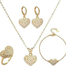 Anti Tarnish Gold Plated Jewellery Set for Women | Necklace & Earrings Gift Box | Latest Stylish Minimal Jewelry Sets | Modern Design Aesthetic Accessories | Ideal for Gifting-image-11