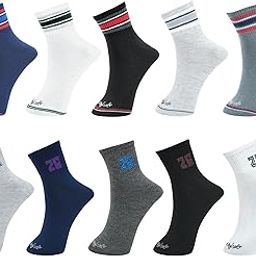 Fine Long Ribbed Ankle Length Socks for Men & Women Made With Durable, Breathable, Anti Odour, Anti Sweat, Slimmest socks Ideal Socks 365 days (pack of 10 pairs)-image-11