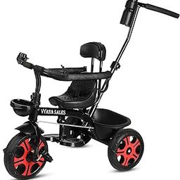VYANA SALES Tricycles and Cycles for Kids Cycle for Baby with Parental Control for Kids ST 032 (RED)-image-77
