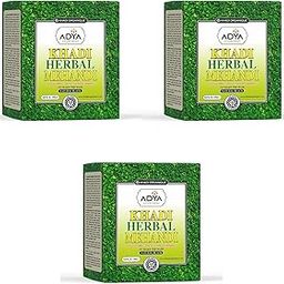 Khadi Organique Ayurvedic Herbal Black Mehndi | Herbal & Natural Hair Colour Powder for Black Hair | Natural Conditioning Pure Henna for Men & Women | Free From Harsh Chemicals - 75 GM (Pack of 3)-image-8