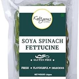 Kuizeens SOYA Spinach Fettucine - 220G (Pack of 1) |Protein-Rich | Easy-to-Make | Fresh & Flavourfull | No MSG |No Preservatives|Vegan & Wholesome|Perfect for Weight Loss | Ready in Minutes-image-46
