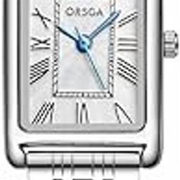 Lucid Ladies Watches Rectangular Analogue Quartz Watches for Women Waterproof Fashion Girls Dress Wrist Watches Classic Retro, Elegant Gifts for Women-image-74