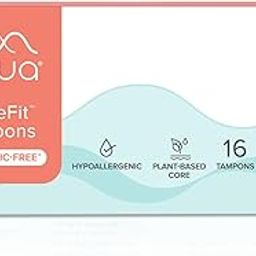 Nua EaseFit Tampons for Medium Flow | 16 Tampons | Gynaecologically Tested | Hypoallergenic | Rapid Absorption Core | Leak-Proof Protection-image-72
