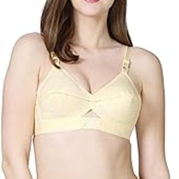 Queen U Back Non-Wired Non-Padded Cotton Regular Bra for Women with Round Stitching Seamed Cups-picture-56