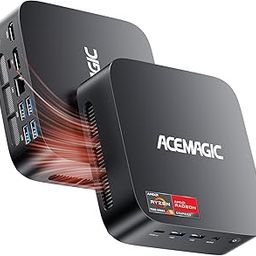 ACEMAGICIAN AMD Mini PC Ryzen 7430U, Mini Gaming PC 32GB DDR4 512GB SSD, Mini Computers Micro Desktop PC Support 4K Triple Display/WiFi6/BT5.2 for Gaming/Office/Home-image-75