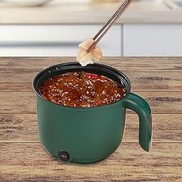 The Style Sutra Mini Hot Pot Nonstick Noodles Cooker Electric Skillet for Eggs Cooking Pasta with steamer-image-47
