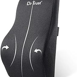 Dr Trust USA Backrest for Car Seat, Office Chair to Sit Up Right, Orthopaedic Memory Foam Cushion/Pillow Back Pain Relief, Lumbar Support, Spine Alignment, and Posture Correction - 360, Black-picture-14