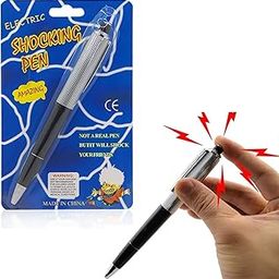 Ayra Crafts 2Pcs Electric Shock Pen Toy Gag Toy For Prank, Item Black,, For Kids-28