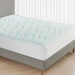 California Design Den Twin Cooling Mattress Pad, 3-Zone Quilted Twin Size Mattress Pad, Non- Slip Soft Twin Bed Mattress Pad Deep Pockets Fits 8-20 Inch Mattress-image-39