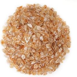 Vasundhara Vastu Citrine Chips Stone | Natural Crystal Healing Gemstone for Reiki, Vastu, Inspire Compassion, Home & Office Decor, Flower Pot, Fish Tank Chakra Chips | 200gm-picture-29