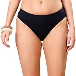 london hills Women's Solid High Coverage 100% Cotton High Waist Hipster Panty Women's Briefs| Hipster Briefs Panties for Women with Elastic Waistband Comfort Fit Panty Womens Bikini Knickers-picture-15