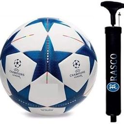 Rasco Football Blue Star Size 5 Made by 3 PLY PVC-image-81