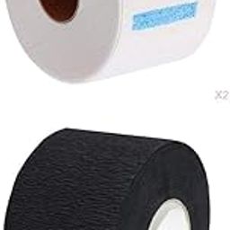 SAZ DEKOR 4 Rolls Neck Ruffle Roll Paper Cutting Collar Hair Salon Hairdressing Collar-image-61