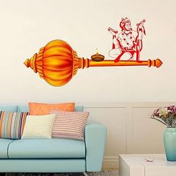 Delight Art Shree Lord Hanuman ji Wall Sticker Size - (91 * 44) cm Model id - (DAMC00977L)-image-6