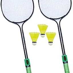 Jai Lakshmi International Badminton Racket with 3 Nylon Shuttlecocks-21