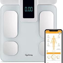 Lifelong 8 electrode Smart Body Fat Scale (With weight display and Bmi on handle| (LLWS126 1 Year Manufacturer's warranty,White)-27