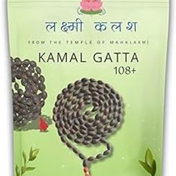 108 Big Lotus Seeds Kamal Gatta Japa Mala for Laxmi Pooja and Wearing - Grey | Kamalgatta Mala Original for Japa with 108 Beads | Zipper Seal Pack for Long Life-picture-10