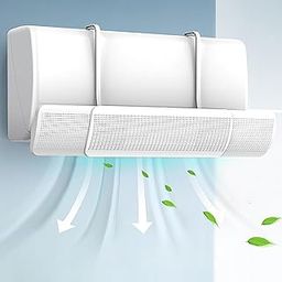 GLIVE (LABEL) AC Air Conditioners Windshield Universal - Room Air Conditioner Window Baffle for Home Office AC Windshield Air Conditioner Deflector Retractable Wind Deflector Air Diverter Cover-26