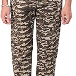 | Men's Tranquil Wear Pyjama Pants Military Print | Cotton-Lycra Comfort Sleepwear with Adjustable Waist & Functional Pockets – Cozy Lounge Pants-image-7