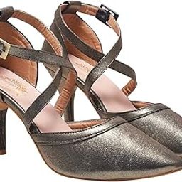 Pointed Toe Crisscross Strap Pumps for Women & Girls-image-63