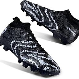 Pro Rattle Snake Football Stud Black/Orange Football Shoes for Men-5