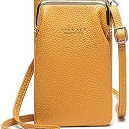 H2107 Ladies Mobile Phone Bag Shoulder Messenger Bag Pebbled Zipper Wallet-image-60
