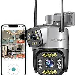Super Camera Dual Lens/Screen 2in1 PTZ Bullet 6MP Full HD 1920 Resolution WiFi Wireless Indoor Camera, Two-Way Talk, Colour Night Vision, Human/Motion Detection, 360° View (1103)-picture-26
