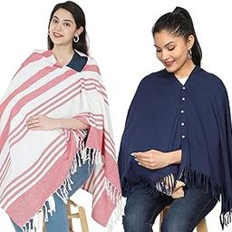 nene Mother's Multi-Purpose Large Size Nursing/Feeding Scarf-Wrap Stole Combo- Pack of 2-image-57