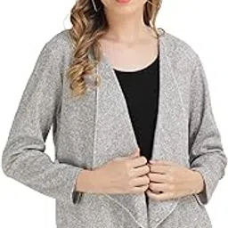 aol Women's Light Winter Self-Design Acrylic Shrug-picture-28