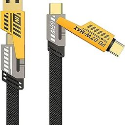 Primrose Fast Charging USB Cable For iOS Android | High Speed USB to Type-C, iOS & Micro USB | Fast Charging Data Cable | Type C Cable | Multi Device Charging Cable | 4 In 1 Fast Charging Cable-image-33