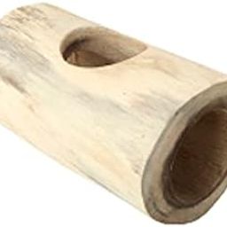 KSK Natural Wooden Hamster Mouse Tunnel Tube Toy Forest Hollow Tree Trunk-14