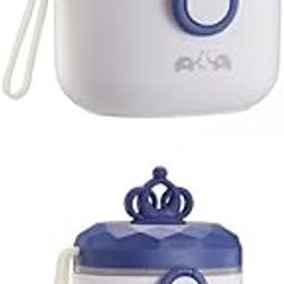 LOOM TREE® 2Pcs Baby Milk Formula Dispenser Fruits, Snacks and Nuts Container Blue | Feeding | Other Baby Feeding-image-50