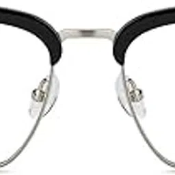john jacobs | Blue Cut & Antiglare Zero Power Computer Eyeglasses | Black Full Rim Semi-Circular Shape | For Men & Women | Medium | JJ E13026-picture-21