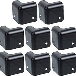 Speaker Corner Protectors Right Angle Corner Protector for Cabinet Guitar Amplifier Speaker with Mounting Screws 1 Set-43