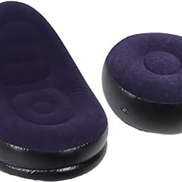 Generic Inflatable Lounger, Easy to Use and Store Ergonomic Design Skin Friendly Soft Leisure Sofa, Comfortable for Living Room Bedroom Balcony Garden'-image-66