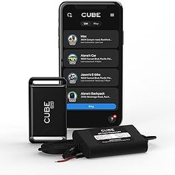 Cube GPS Tracker for Vehicles Bundle Includes GPS Tracker and Hardwire Charger for car-14