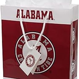 Havercamp University of Alabama Gift Bag – 1 Pc. - Proudly Displaying the Official Alabama Logo & Big AL Mascot. This Roll Tide bag makes every gift exceptional-17