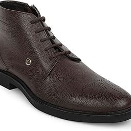 Men's Ankle Height Lace-Up Round Toe Comfortable Boot-image-4