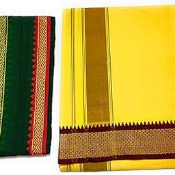 COTTON FANCY 2 METERS DHOTI/LUNGI WITH GAMCHA/TOWEL LG 42-image-65