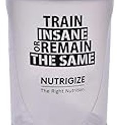 Nutrigize Protein Shaker Bottle with compartment for protein (Grey)-image-65