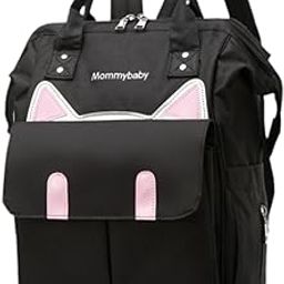 CALANDIS™ Baby Diaper Bag Backpack Waterproof Large Baby Shower Gifts Nursing Backpack Black | Diaper Bags | Diapering-image-35