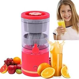 Drumstone 𝐋𝐢𝐦𝐢𝐭𝐞𝐝 𝐰𝐢𝐭𝐡 𝟏𝟓 𝐘𝐞𝐚𝐫𝐬 𝐖𝐚𝐫𝐫𝐚𝐧𝐭𝐲 ELECTRIC JUICER ORANGE SQUEEZER CITRUS PRESS LEMONS, PORTABLE USB CHARGING ELECTRIC JUICER WIRELESS FRUIT JUICER HIGH JUICE YIELD-picture-9