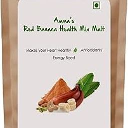 Amma’s Red Banana Malt | 100% Natural Health Mix | Energy Drink Powder for Immunity, Digestion & Heart Health | Rich in Iron, Fiber & Antioxidants | Homemade Superfood - 500 gms-image-106