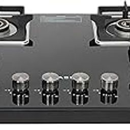 Faber 4 Burner Auto-Ignition Cooktop|NiOS AUTO 4BB BK|Battery Operated|Metal Knobs|Brass Burners|Cast Iron Pan Support|Black Glass Finish|7 Yrs Warranty Glass;5 Yrs Burner & Valve;2 Yrs Comprehensive-image-65