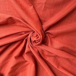 100% Slub Cotton Fabric Soft Breathable | Slub Cotton Material for Dressmaking, Craft & Décor Soft Textured Fabric by The Meter Pure Cotton & Durable | Width 60 inches (Red, 1 Meter)-image-21