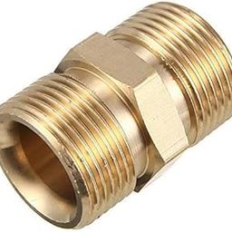 M22 Male Brass Connector for Extension of Washer Hose Pipe Hose Extender Compatible, Car Wash Pipe Connector (1)-19